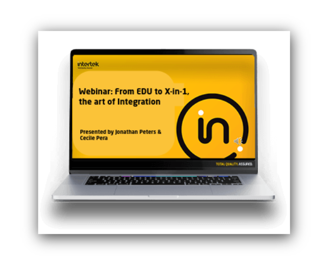 Image of a laptop featuring the name of the webinar