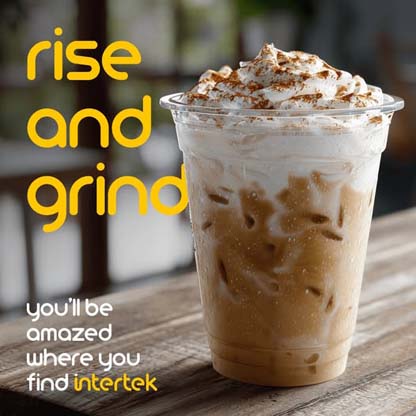 A cafe drink topped with whipped cream